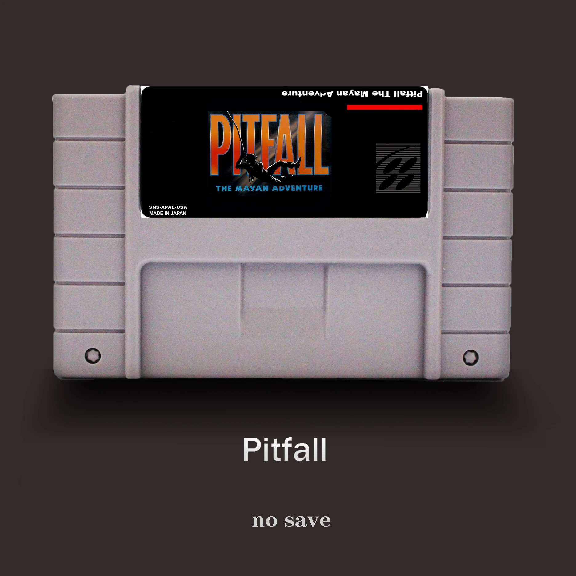 Pitfall-16 бит для США NTSC игровая карта Big Gray | Электроника
