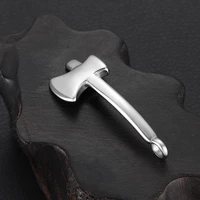 stainless steel axe charms curved for bracelet hooks diy accessories parts necklace pendant findings jewelry making supplies