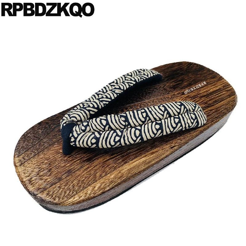 Шлепанцы Geta мужские водонепроницаемые сандалии на платформе без застежки