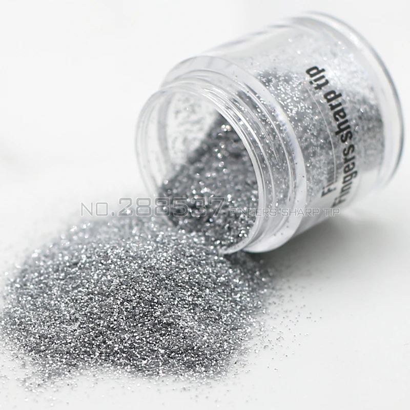 Искусственный акриловый лазер Серебряный Блестящий порошок украшение для