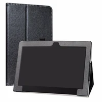 high quality case for 10 1 lenovo ideapad d330 tablet folding stand pu leather cover with elastic closure