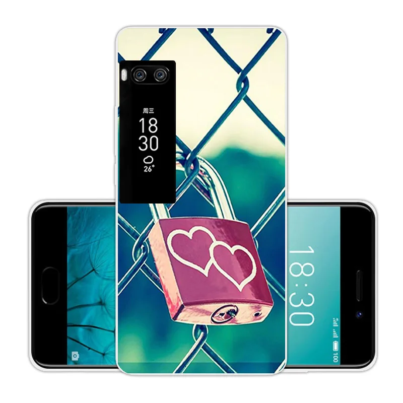 3D чехол для Meizu Pro 7 телефона мягкий силиконовый Pro7 Skuli прозрачный Ультратонкий из