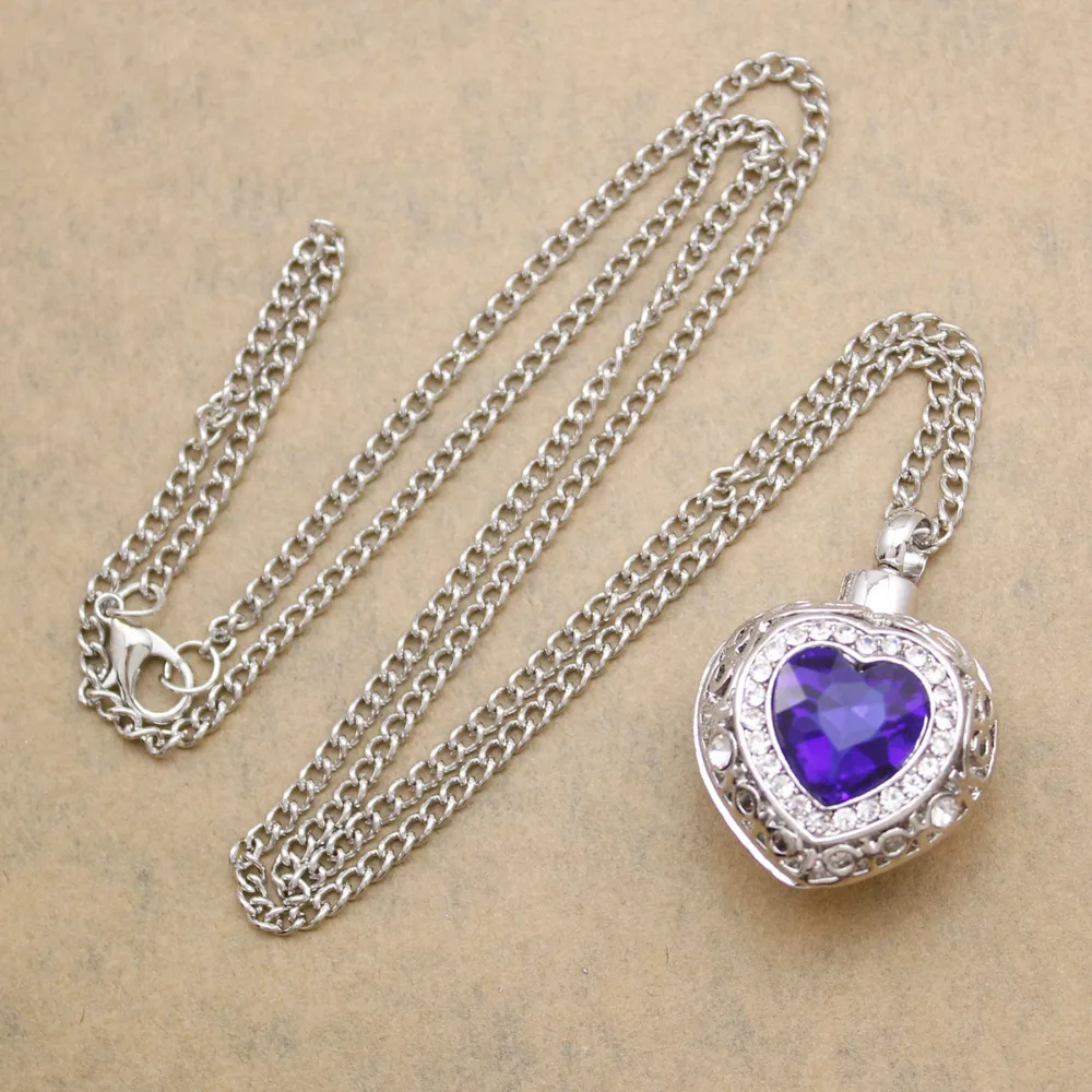 Сердечко кремация урна Сувенир Кулон с пеплом Мемориал ПЭТ аниме ювелирные