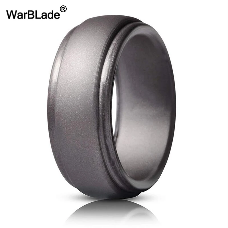 WarBLade, новинка, пищевое качество, FDA, силиконовые кольца для мужчин, свадебные резинки, гипоаллергенные, гибкие, антибактериальные, силиконовое кольцо на палец