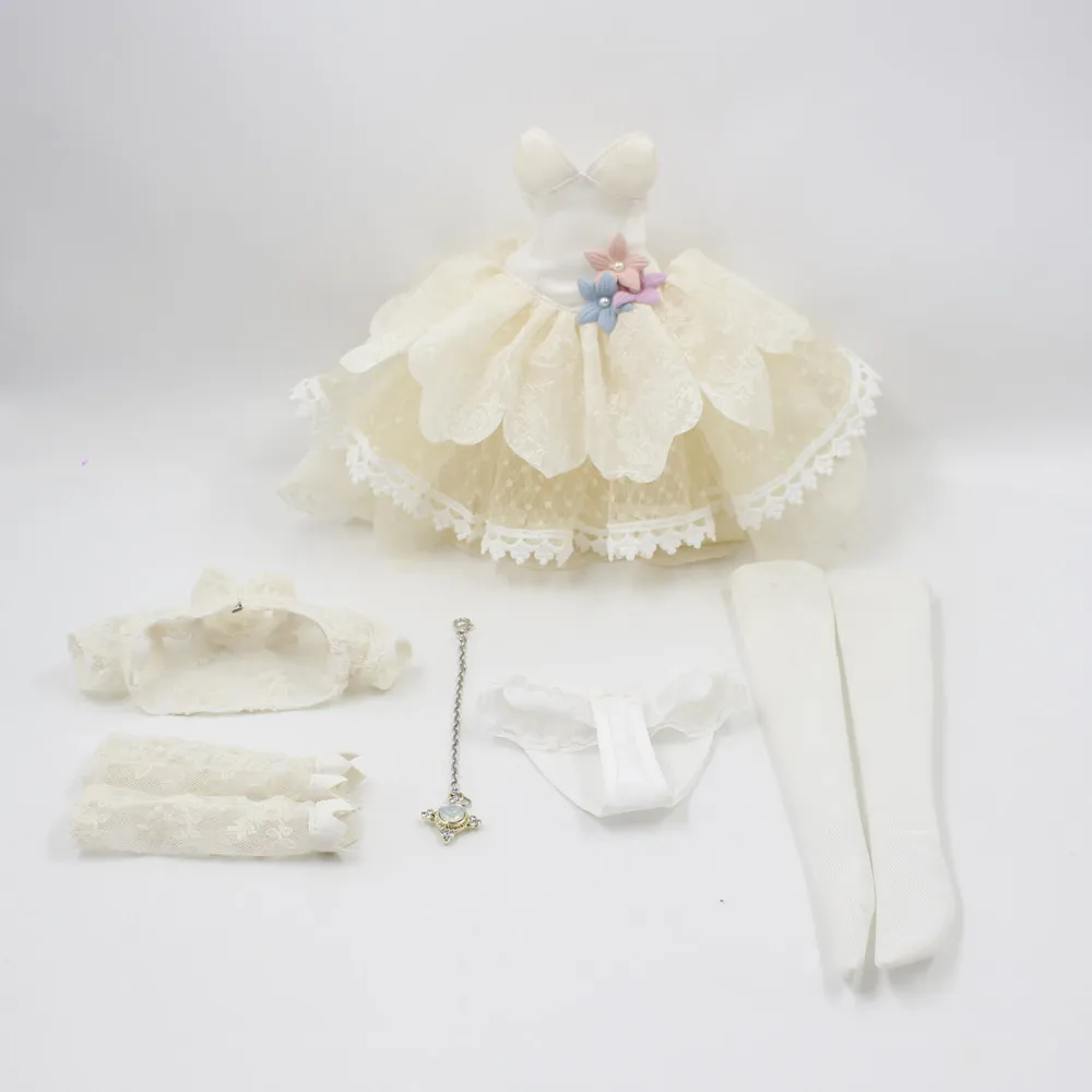 Фея мечты только для куклы 1/4 bjd 45 см Сексуальная Милая белая кружевная одежда