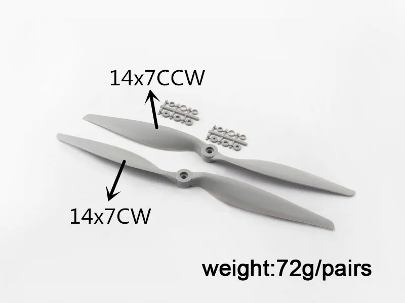 

20 шт./лот нейлоновый пропеллер APC 14x7 CW/14x7 CCW Пропеллер для RC самолета