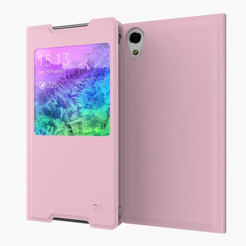 Для Sony Xperia Z5 E6603 E6633 E6653 E6683 роскошный Ультратонкий флип-чехол из искусственной
