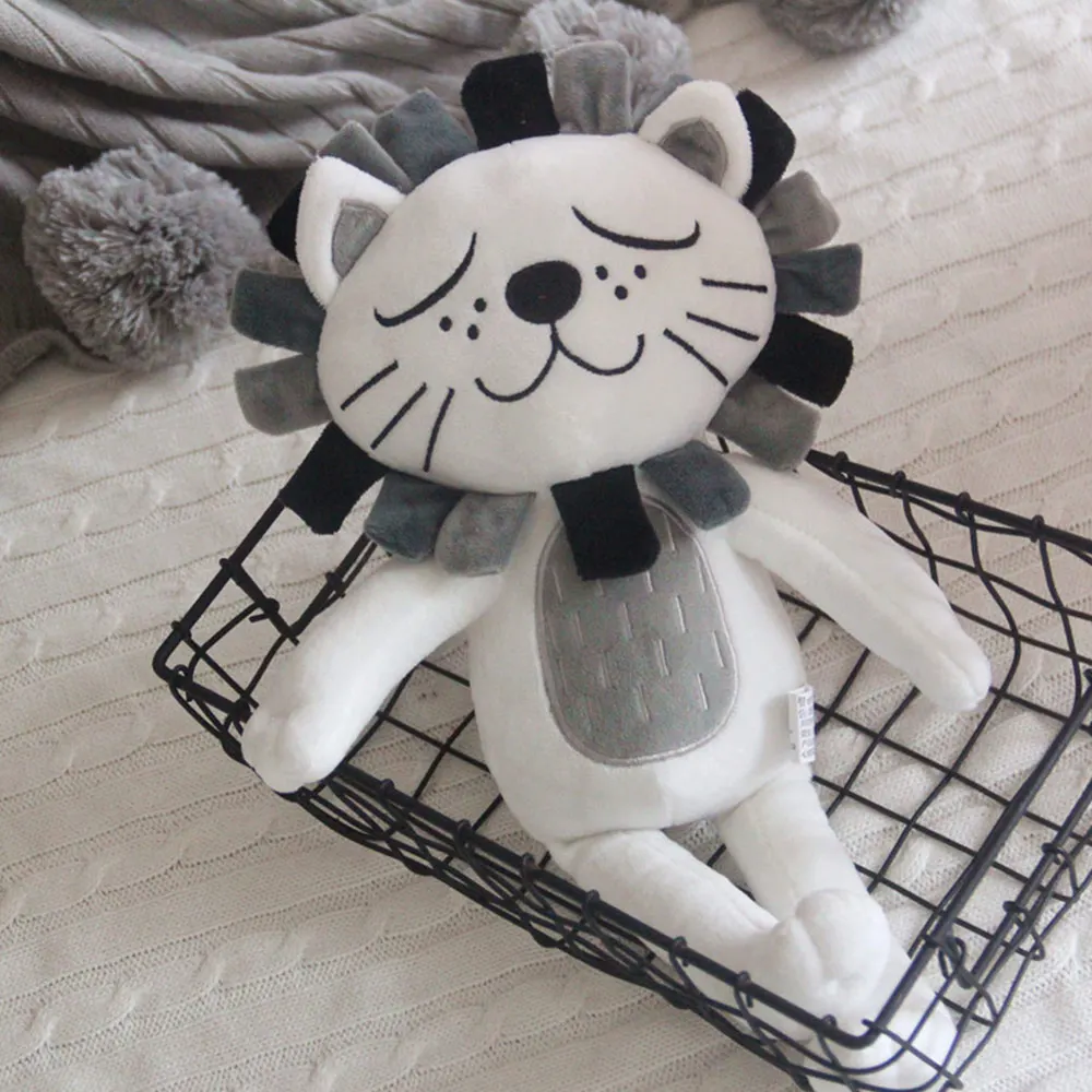 lion-white Детская подушка, детские мягкие игрушки для девочек и мальчиков, кукла кошки льва, детская комната, украшение, подушка для детской фотографии, реквизит, детское постельное белье - Цвет: lion-white