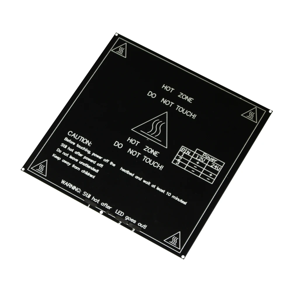 MK3 с подогревом 12V 24V черный Запчасти Heatbed Горячие очаг 3D Принтер часть тепла 214 мм x