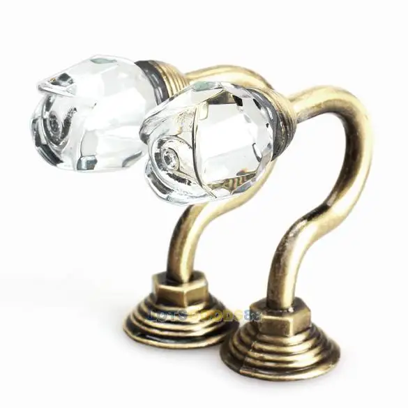 2 шт. винтажная Хрустальная настенная занавеска крючок кисточка вешалка для