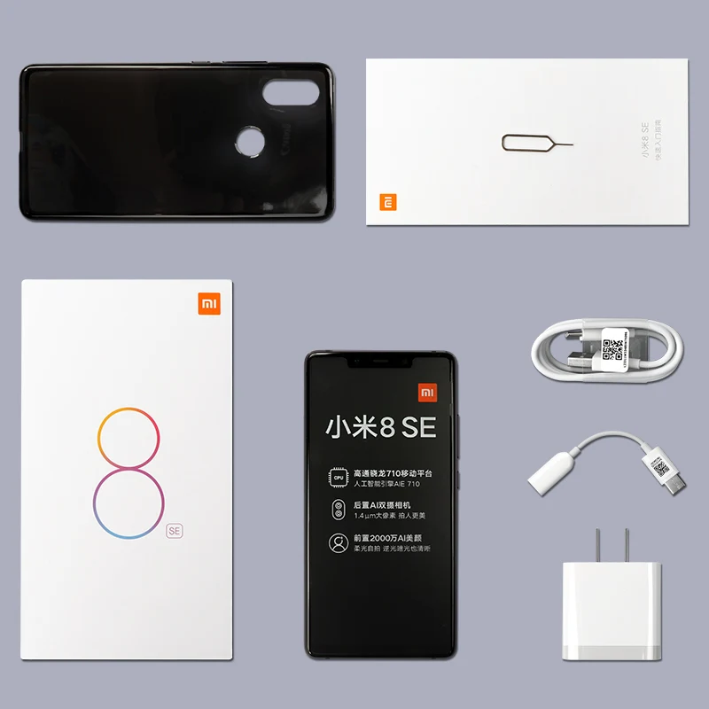 Оригинал Xiao mi 8 SE 128 ГБ 6 оперативная память Смартфон Snapdragon 710 Octa Core 5 88 &quot18 7: 9 полный