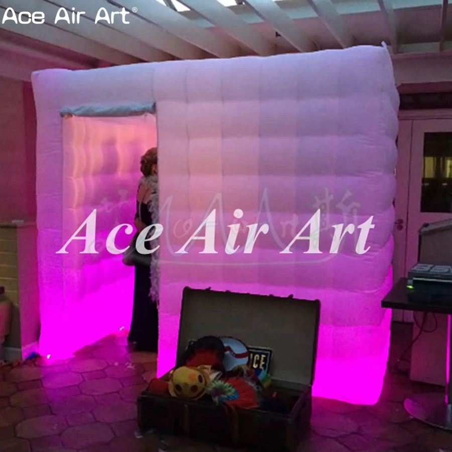 Tent With Spotlights And Interior Blower