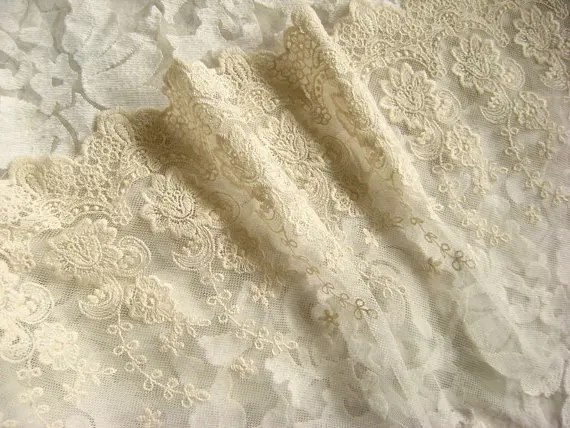 Вышитые розы цветочные кружева Свадебные Кружева винтажные кружева|ivory lace trim|lace