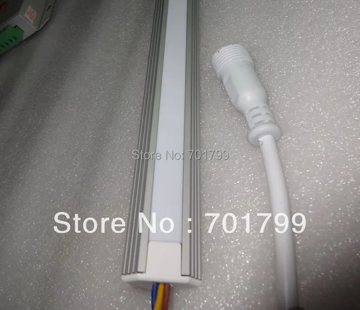 1 м длинная DC5V WS2812 32LEDs Цифровая Светодиодная панель света с молочной крышкой V Тип