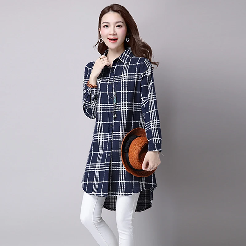 Новинка весны 2020 женские хлопковые льняные блузки рубашки подходящие ко всему