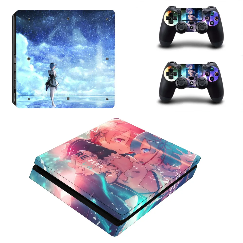 Аниме милые девушки RE жизнь в другой мир от нуля PS4 тонкий переводная картинка для