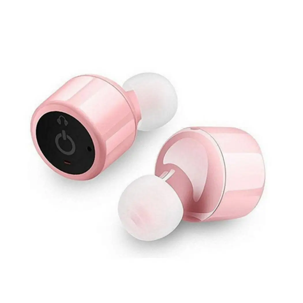 Русский перевод: Беспроводные наушники TWS Mini Invisible Bluetooth с независимым бинауральным стерео и шумоподавлением для ушей.