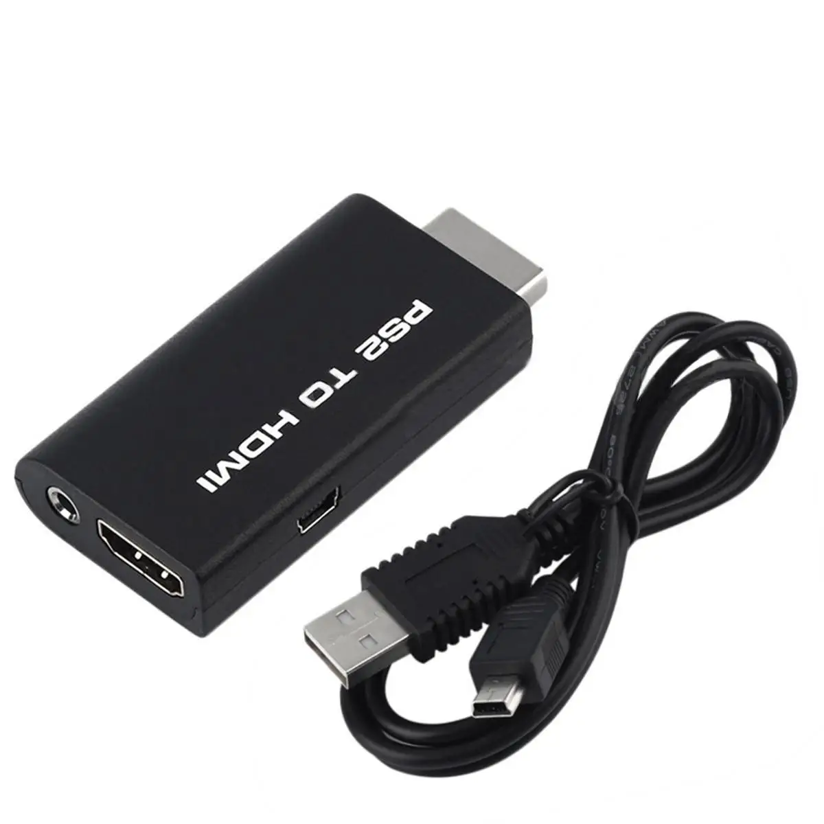 PS2 к HDMI аудио видео конвертер адаптер с 3 5 мм аудиовыход для HDTV r60 | Компьютеры и