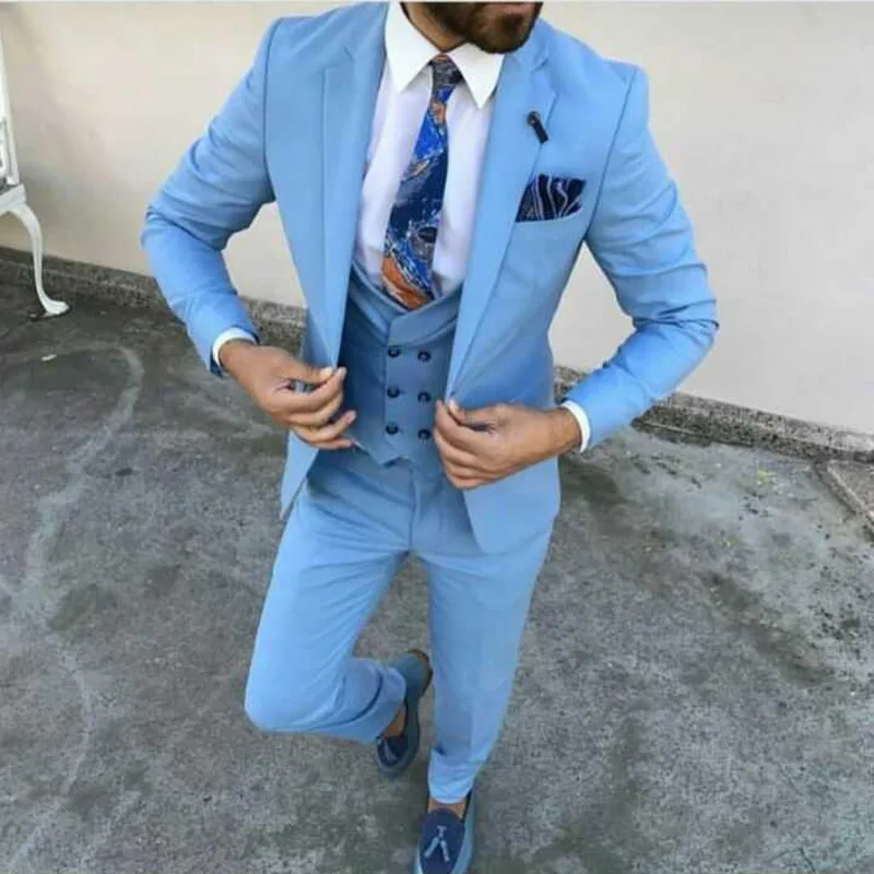 Белые мужские костюмы блейзеры приталенный костюм Terno Masculino Homme Custom Свадебные