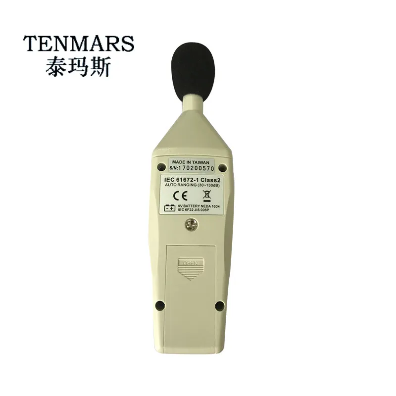 TM 102 цифровой измеритель уровня шума децибел звука с IEC 61672 Тип II 30 ~ 130 дБ|Шумомеры| |
