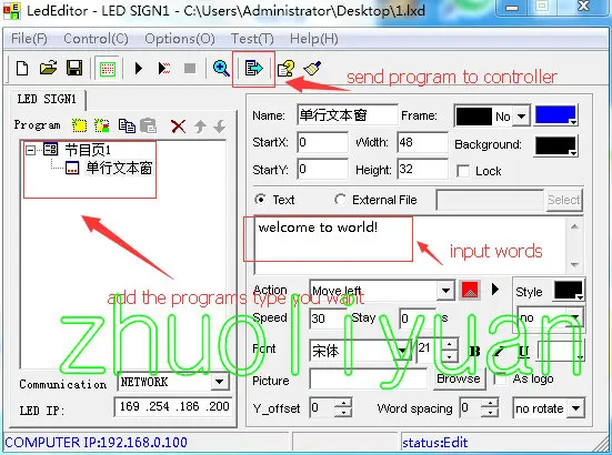 3 шт. P10 RGB светодиодный дисплей модули+ 1 шт. xixun асинхронный полноцветный светодиодный контроллер C10+ 1 шт. 5V40A Светодиодный источник питания