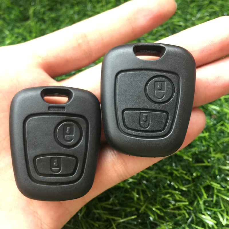 Для peugeot 307 107 206 207 306 407 Citroen C1 C2 C3 C4 XSARA Picasso 2 кнопки корпус автомобильного ключа дистанционного управления Fob чехол Замена