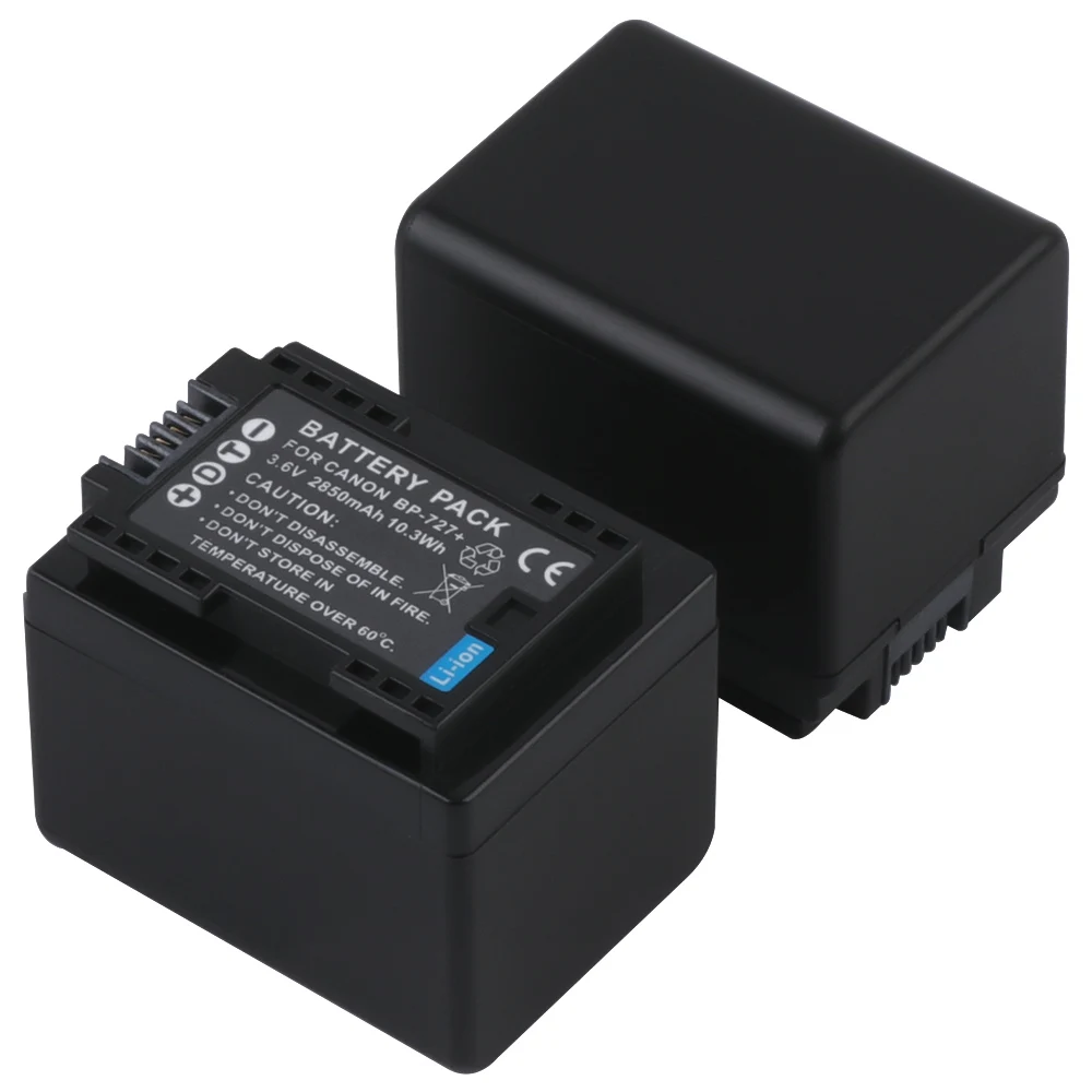 Дисплей Качество BP-727 BP 727 BP727 Батарея для Canon фотокамера VIXIA HF R30 M50 M52 500 M56 M506 R36 R38 R306 R400 R500 R600 R60 R62