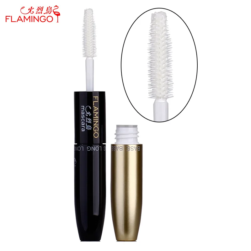 Китайская топовая тушь для ресниц Flamingo Nourish & Lengthening с двусторонней водонепроницаемой не растекающейся толстой щеточкой 6208.