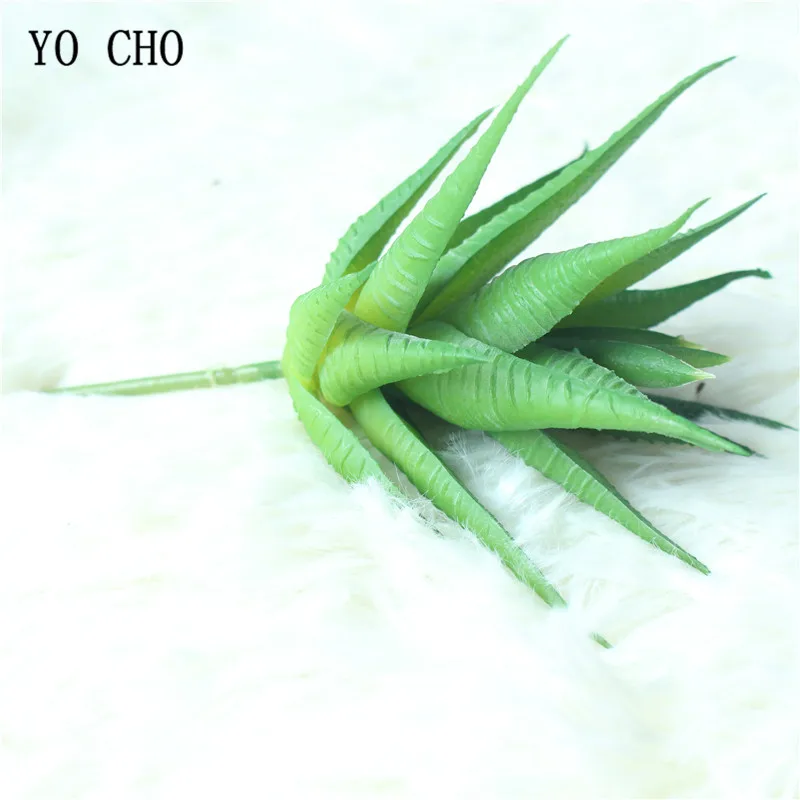 YO CHO 1 шт. высококачественные Искусственные суккуленты с мини-алоэ для домашнего