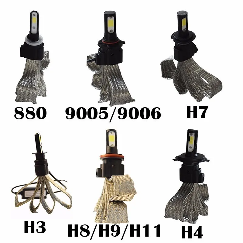 2X S7 H4 LED авто Scheinwerferlampen 60 Вт 6400lm 6000 карат Авто Scheinwerfer Nebelscheinwerfer 12В 24В|h4 led auto|led autoh4 |