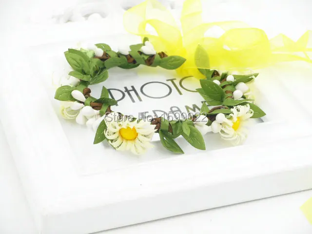 Деревенский свадебный браслет цвета слоновой кости с корсажем на запястье для