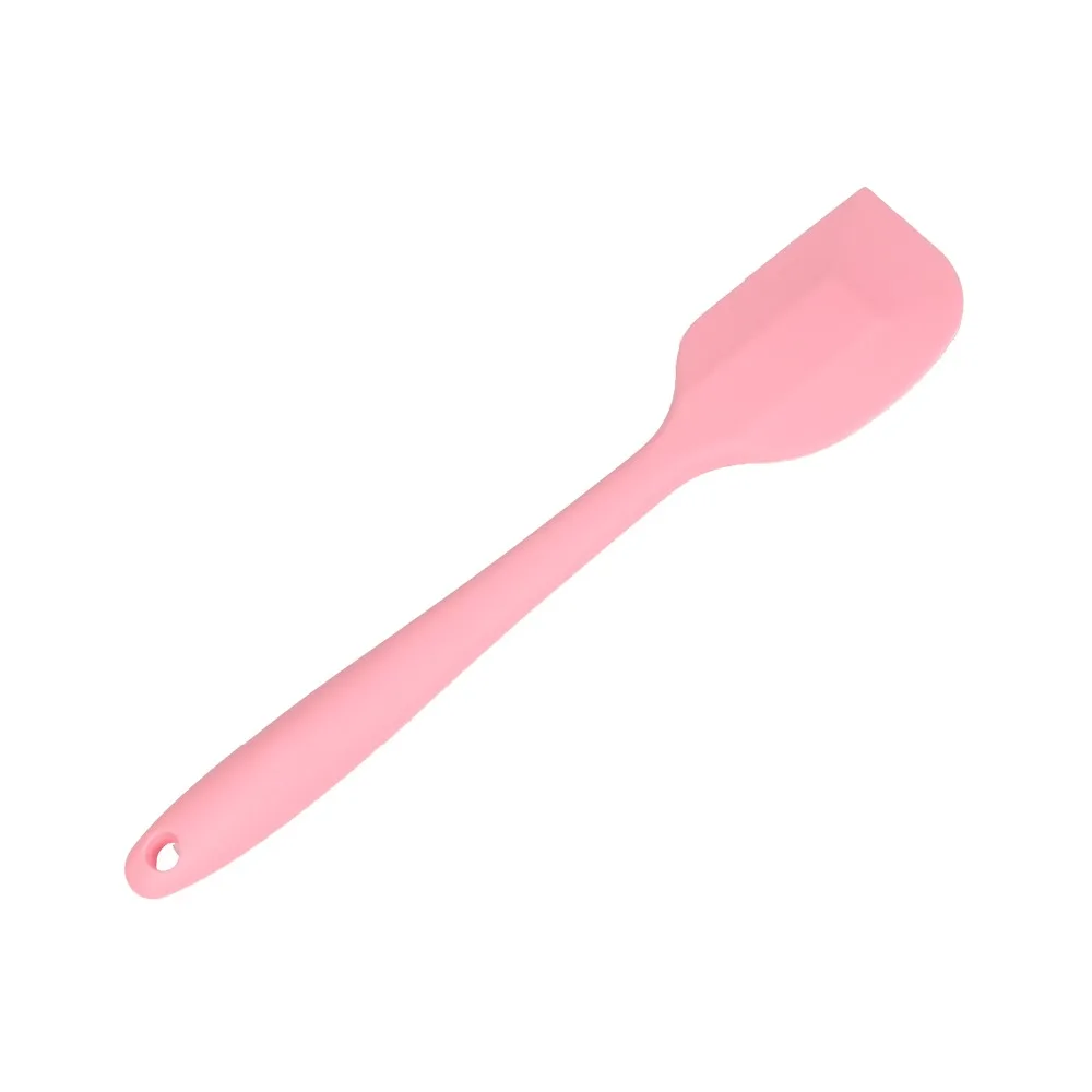pink Силиконовый шпатель, скребок для выпечки для украшения торта, 8 дюймов - Цвет: pink