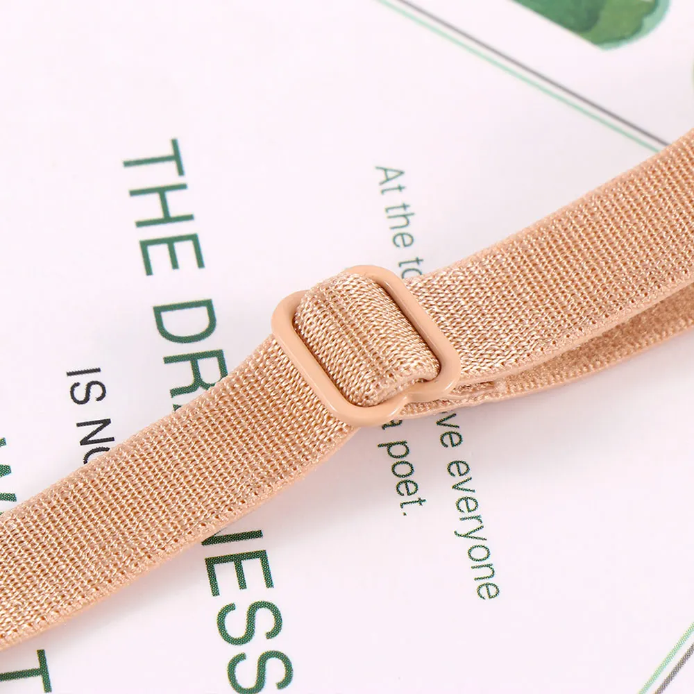 1 шт. двойной плечевой ремень Противоскользящий пряжка бюстгальтер нескользящий