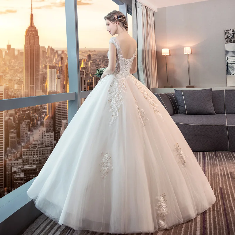 Vestido De Noiva 2020 Новинка Mrs Win свадебное элегантное бальное платье принцессы