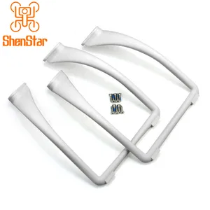 Комплект шасси для дрона DJI Phantom 1  2  3 FPV, универсальное усиленное широкое шасси, цвет черныйбелый