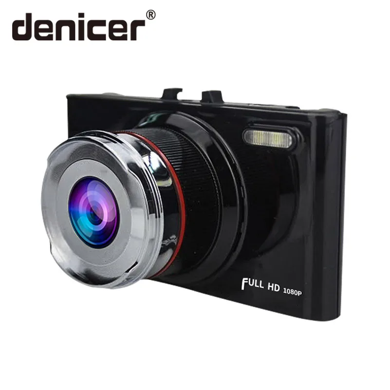 Denicer Full HD 1080P видеорегистратор 140 градусов широкоугольный Автомобильный с циклом