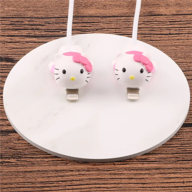 Кукла животного из мультфильма, кабель для защиты от укуса, органайзер для намотки, держатель для провода для iPhone 5 6s 7 8 plus x Кабель