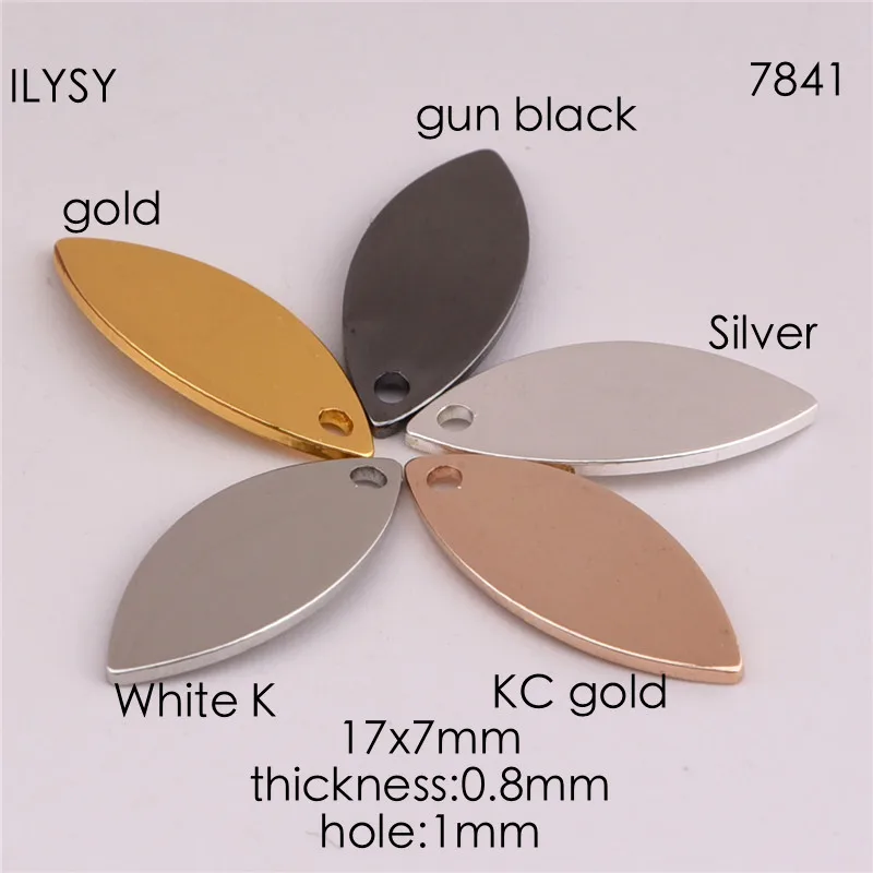 

50pcs copper simple color triangle Charm geometry blank gold silver color jewelry accessories DIY material