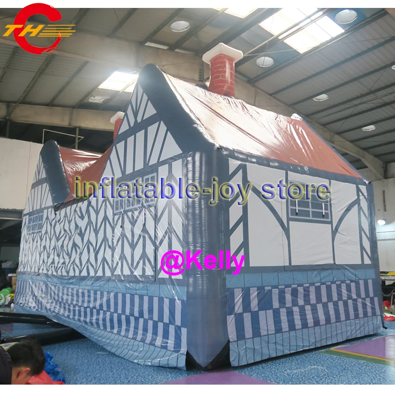 Free air shipping irish pubs tent for party rental durable pvc tarpaulin inflatable bar with barrels | Игрушки и хобби