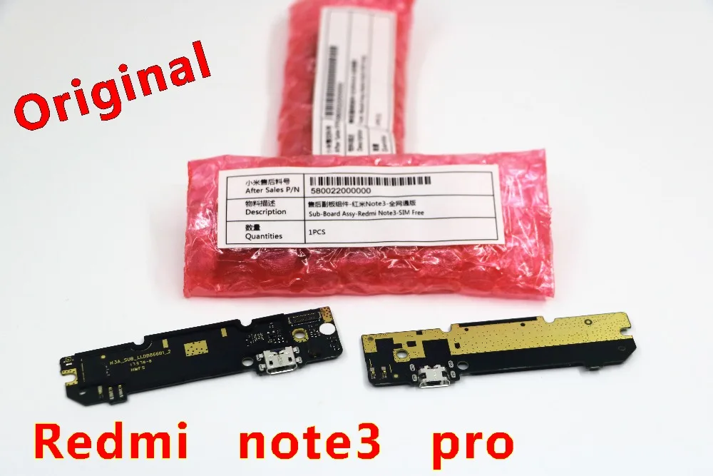 Оригинальный redmi note3 usb разъем плата для зарядки с micorphone note3pro зарядка borad