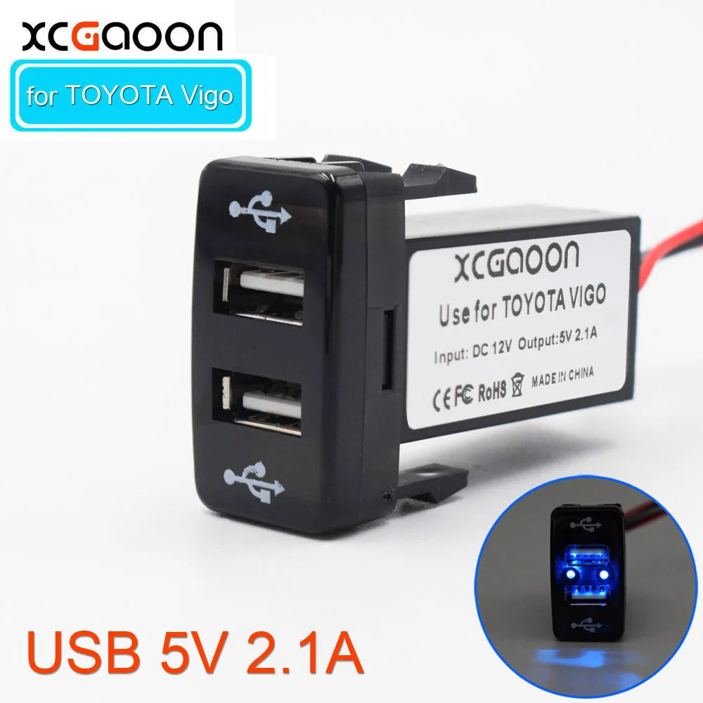 Специальное зарядное устройство XCGaoon 5 в 2 1 А разъема USB адаптер для зарядки iPhone