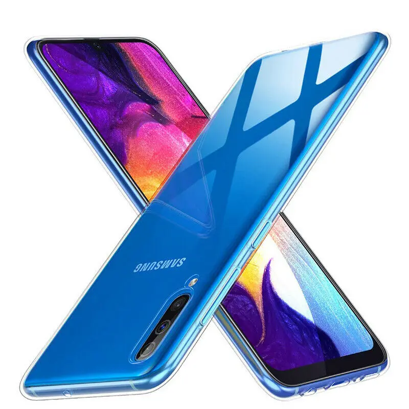 Для Samsung Galaxy A30 чехол Samung A10 силиконовый прозрачный Футляр TPU для телефона A50 A305F A505F