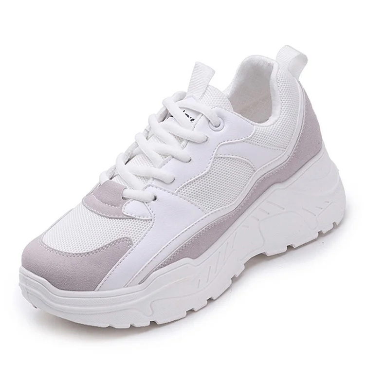 Женская обувь; коллекция года; модные теннисные кроссовки на платформе; tenis feminino Dad; обувь из дышащего сетчатого материала; женская повседневная обувь; женские кроссовки