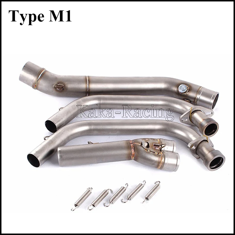 Type M1 MT-03 MT03 мотоцикл Akrapovic глушитель выхлопной трубы полная система скольжения Передняя средняя труба для Yamaha R3 YZF R25 - Цвет: Type M1
