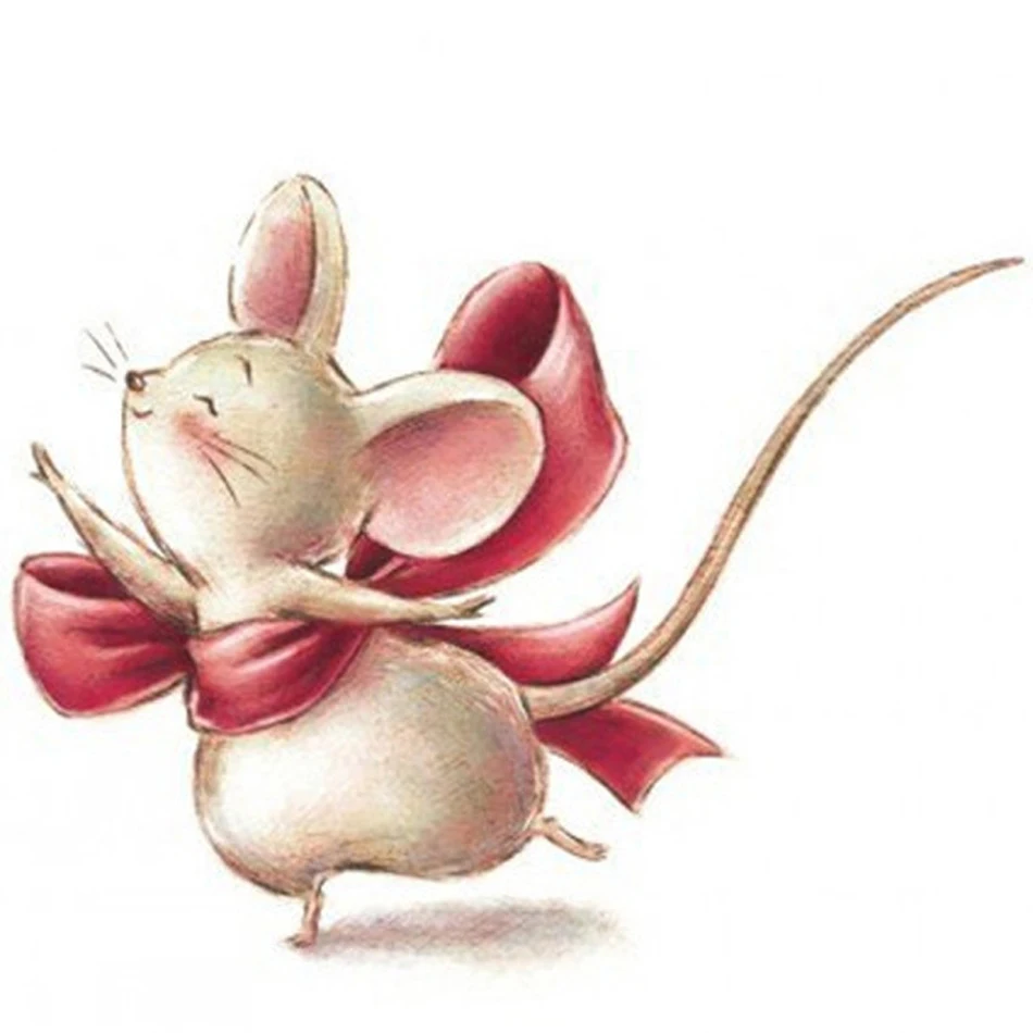 Рукоделие 3D Алмазная живопись маленькая мышь ручная работа алмазная вышивка