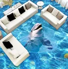 Бесплатная доставка 3D пользовательская Наклейка на стену водостойкая блестящая морская рыба ПВХ живопись фотообои для стен домашний декор Фреска столб