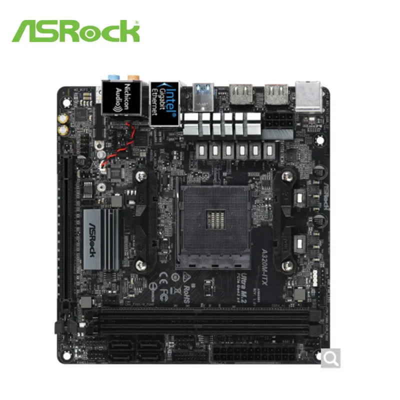Материнская плата ASRock для настольного компьютера супер сплав разъем A320
