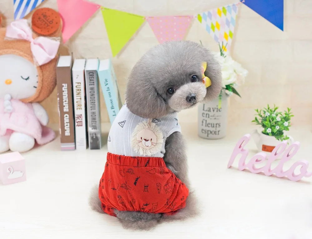 Новинка милая собака четыре лапы питомцы пальто с буквенным узором новинка