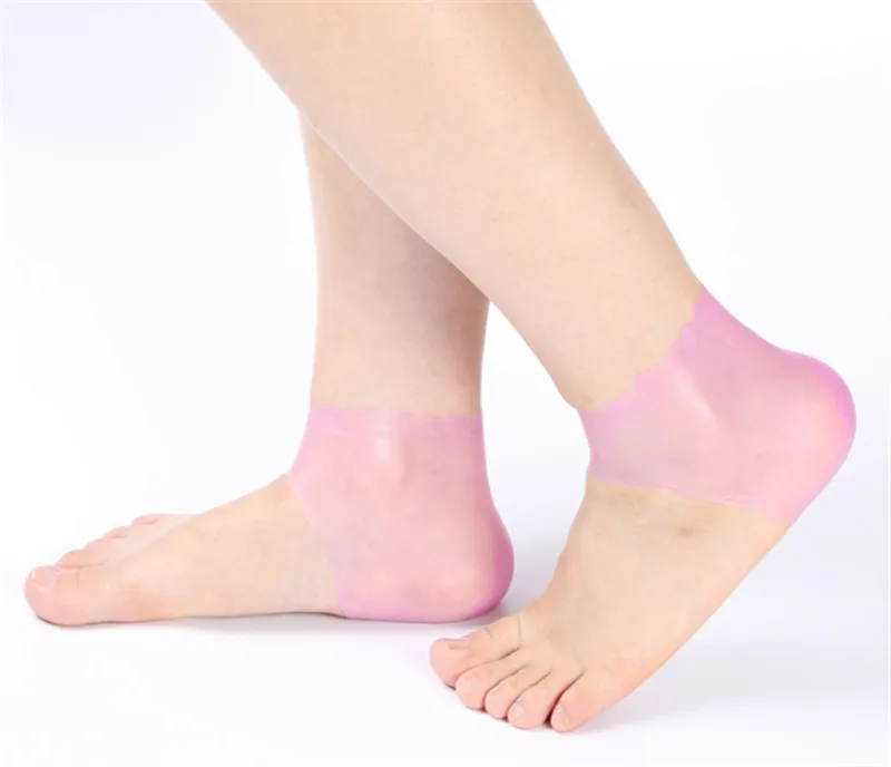 2 pcs/pairs средство по уходу ног носки Увлажняющие гелевые пяточные носки анти-скольжения обслуживание ног от трещин средство для защиты и уходу за кожей, ухаживает за кожей стоп