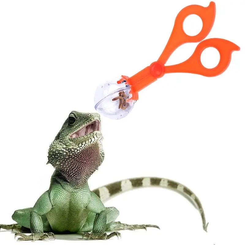 Рептилия амфибия подстилки Poop чистящий зажим насекомое Пинцет клип Инструмент